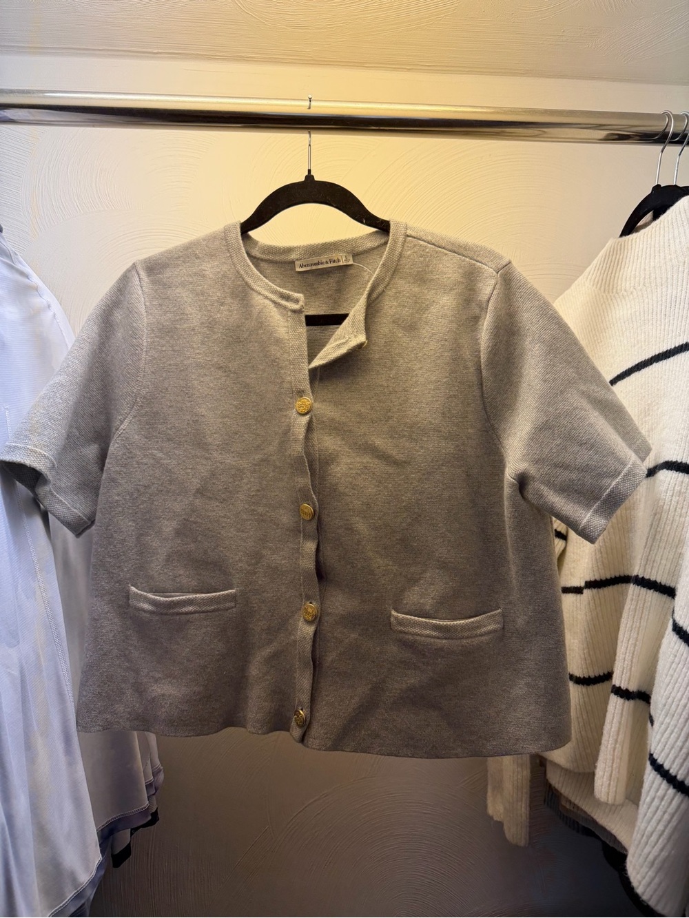 Abercrombie Short Sleeve Cardigan
